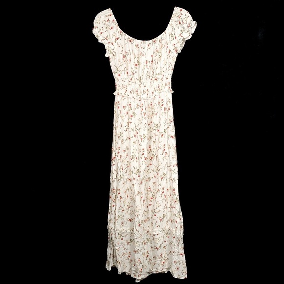 Vine And Valley Peasant Style Floral Print Maxi Dress - Picture 2 of 9